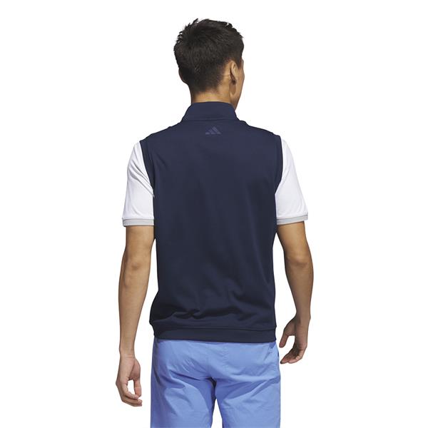 adidas Gents Elevated ¼ Zip Pullover Vest Collegiate Navy