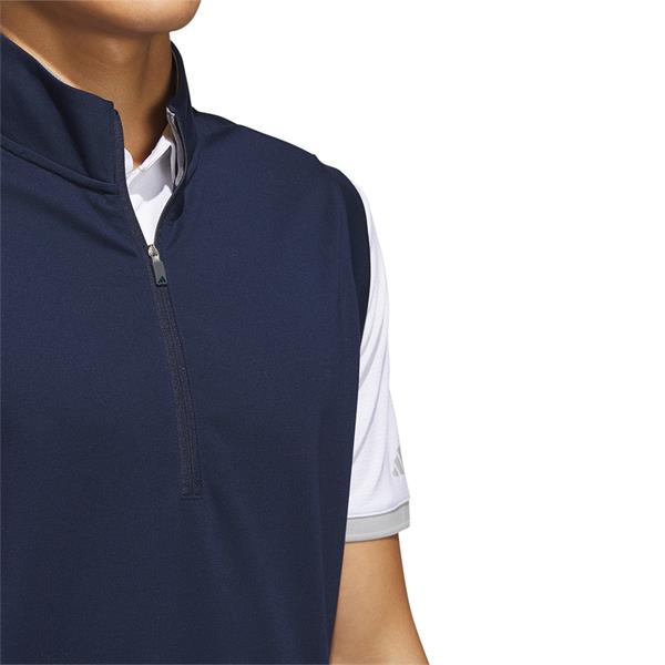 adidas Gents Elevated ¼ Zip Pullover Vest Collegiate Navy