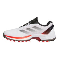 adidas Gents Adizero ZG Spikeless Golf Shoes White - Lucid Red - Core Black