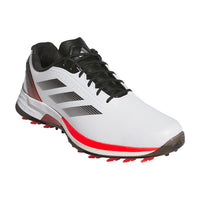 adidas Gents Adizero ZG Spikeless Golf Shoes White - Lucid Red - Core Black
