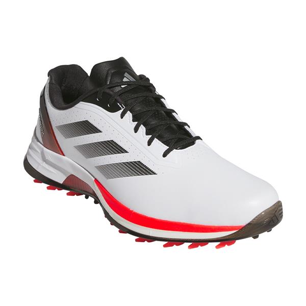 adidas Gents Adizero ZG Spikeless Golf Shoes White - Lucid Red - Core Black
