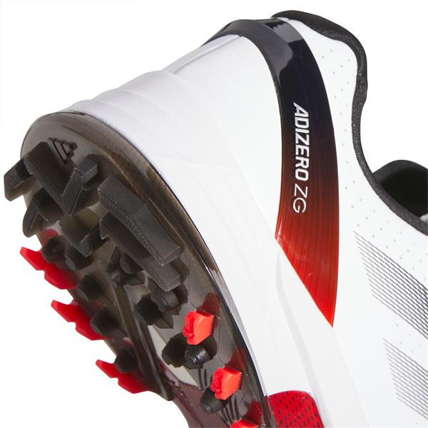 adidas Gents Adizero ZG Spikeless Golf Shoes White - Lucid Red - Core Black