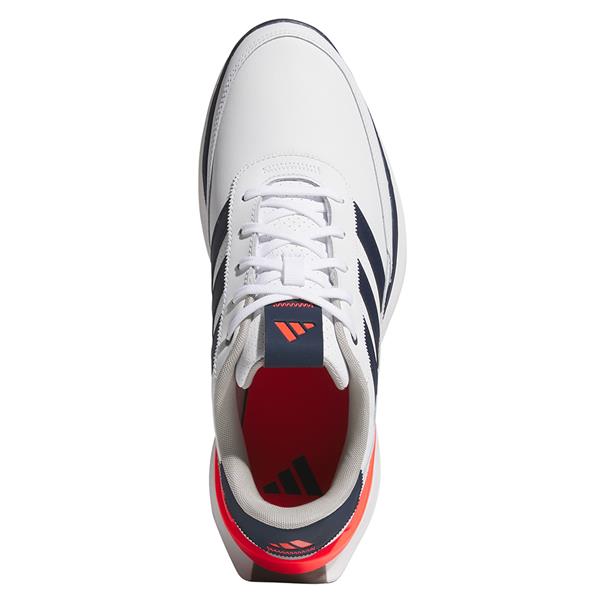 adidas Gents S2G 24 Leather Spikeless Golf Shoes White - College Navy - Lucid Red