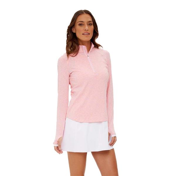 Zero Restriction Ladies Shae Zip Mock Charm (668)
