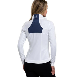 Zero Restriction Ladies Mikaela Full Zip Top White - Storm (146)