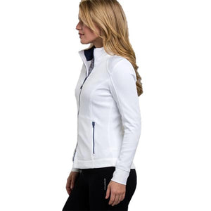 Zero Restriction Ladies Mikaela Full Zip Top White - Storm (146)