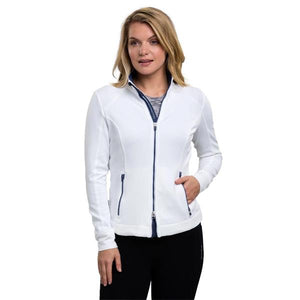 Zero Restriction Ladies Mikaela Full Zip Top White - Storm (146)