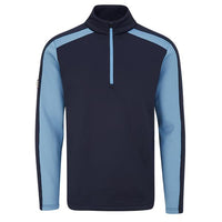 Ping Gents Murrey ½ Zip Top Navy - Stone Blue