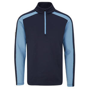 Ping Gents Murrey ½ Zip Top Navy - Stone Blue