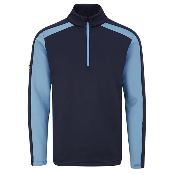 Ping Gents Murrey ½ Zip Top Navy - Stone Blue
