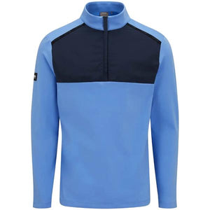 Ping Gents Keeton 1/2 Zip Midlayer Top Cornflower Blue - Navy