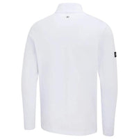 Ping Gents Keeton ½ Zip Midlayer Top White - Pearl Grey