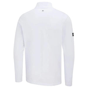 Ping Gents Keeton ½ Zip Midlayer Top White - Pearl Grey