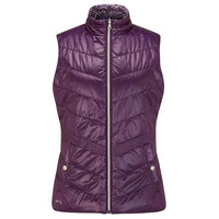 Ping Ladies Lola Reversible Vest Purple Plum Multi