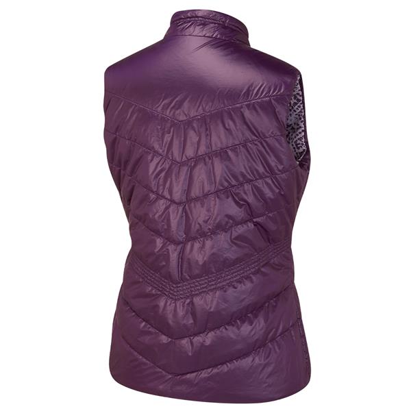 Ping Ladies Lola Reversible Vest Purple Plum Multi