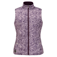 Ping Ladies Lola Reversible Vest Purple Plum Multi