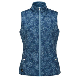 Ping Ladies Lola Vest Reversible Stone Blue Multi