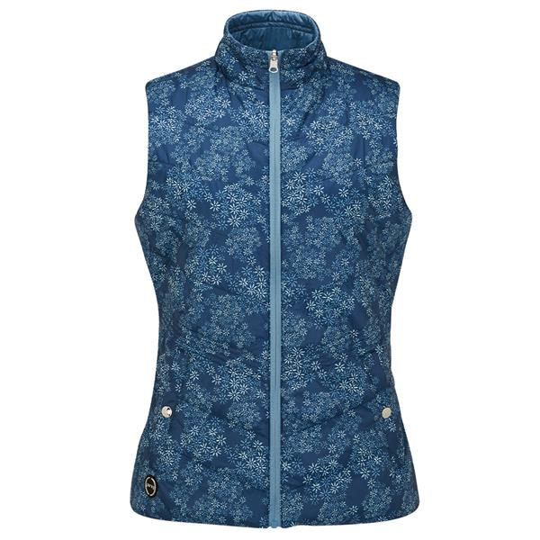 Ping Ladies Lola Vest Reversible Stone Blue Multi