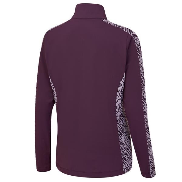 Ping Ladies Zenya ½ Zip Top Purple Plum Multi