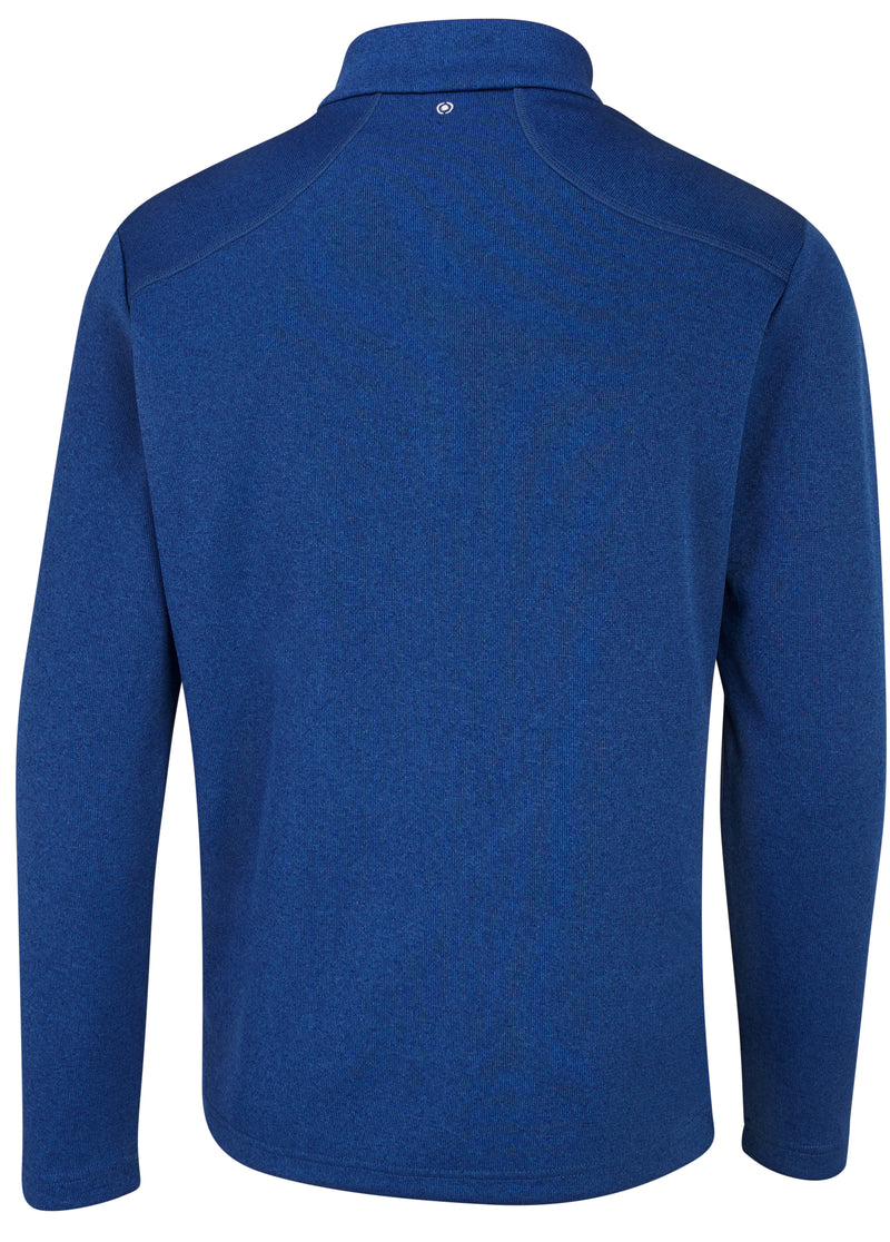 Ping Ramsey Men's Half Zip Ribbed Fleece - Inky Marl