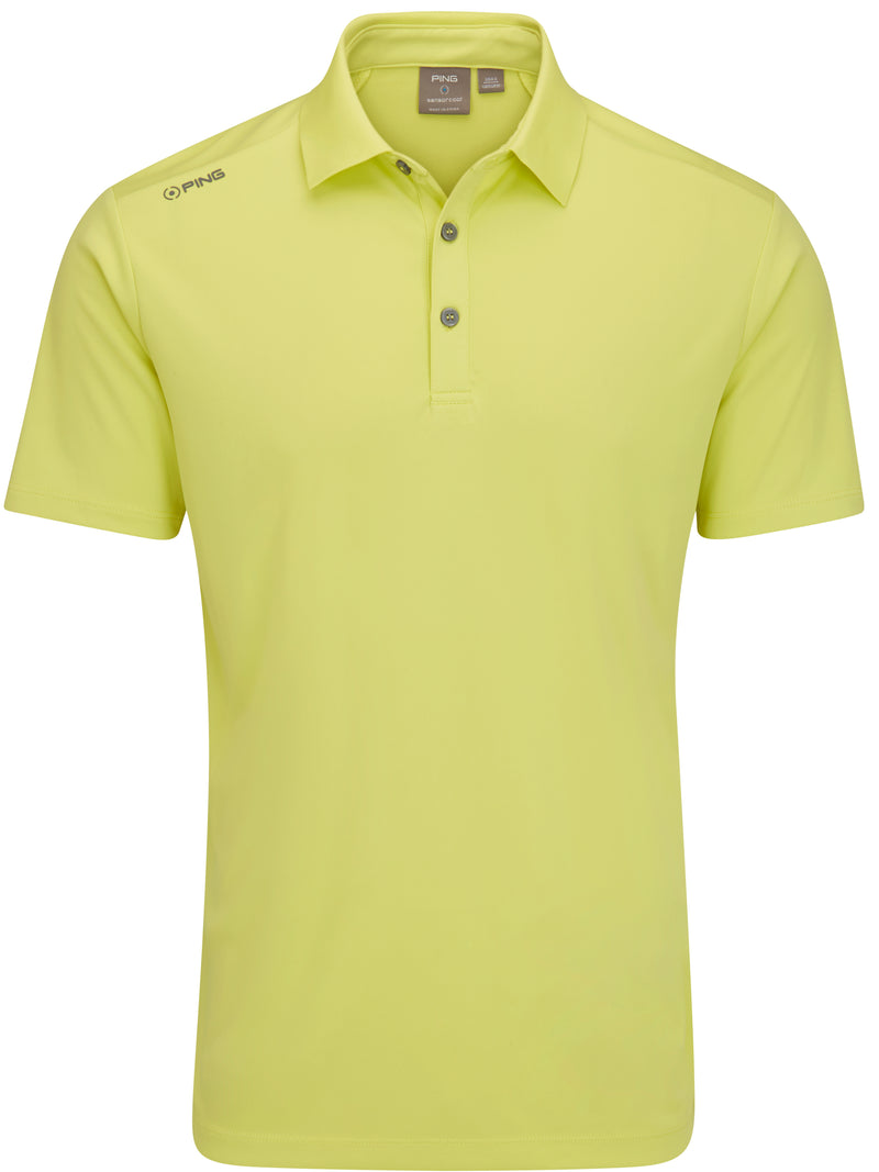 Ping  Lindum Men's Polo Shirt - Limelight