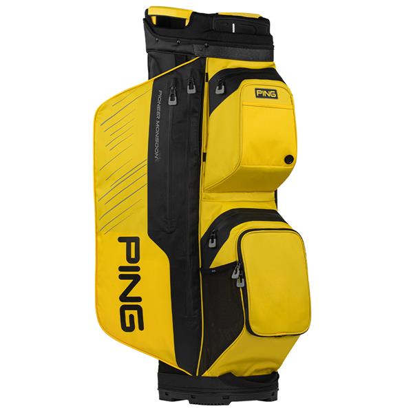 Ping Pioneer Monsoon 231 Cart Bag Yellow - Black