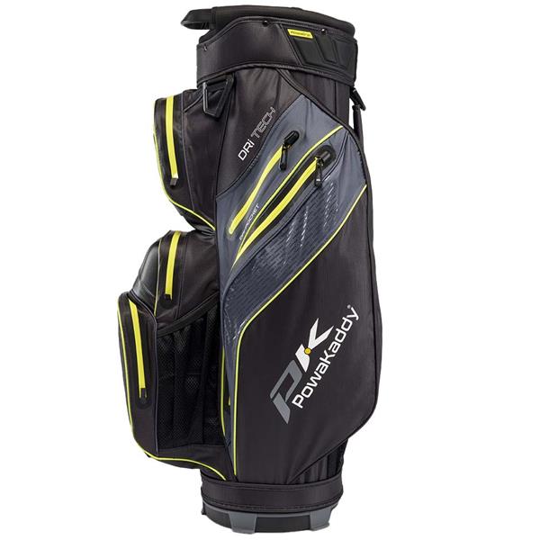 PowaKaddy Dri-TECH W/P Cart Bag Black - Lime