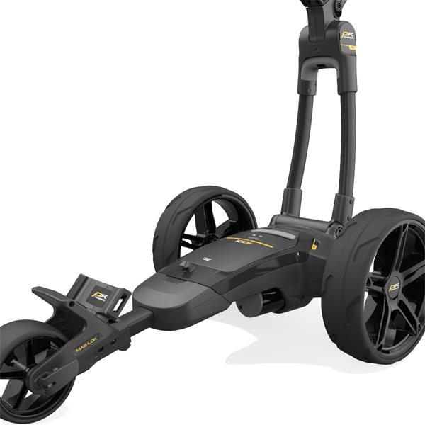 PowaKaddy FX1 25 Cart w/Extended Lithium Battery Black