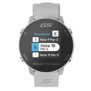 Shot Scope G5 Shotscope GPS Watch Grey