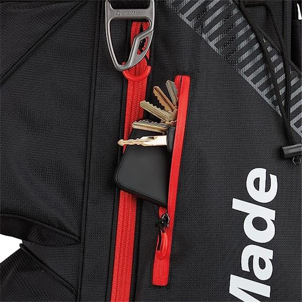 TaylorMade Pro Cart Bag Black - Red