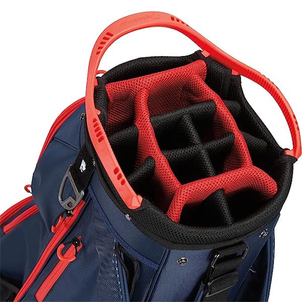 TaylorMade Pro Cart Bag Navy - Red