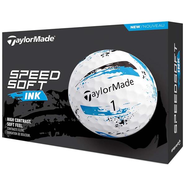 TaylorMade Speedsoft Ink Golf Balls Dozen Blue