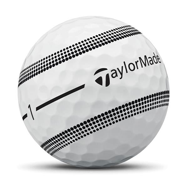 TaylorMade TP5 Stripe Golf Balls Dozen White