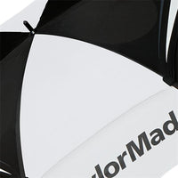 TaylorMade 68" Double Canopy Umbrella Black - White