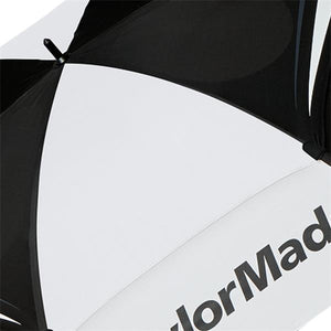 TaylorMade 68" Double Canopy Umbrella Black - White