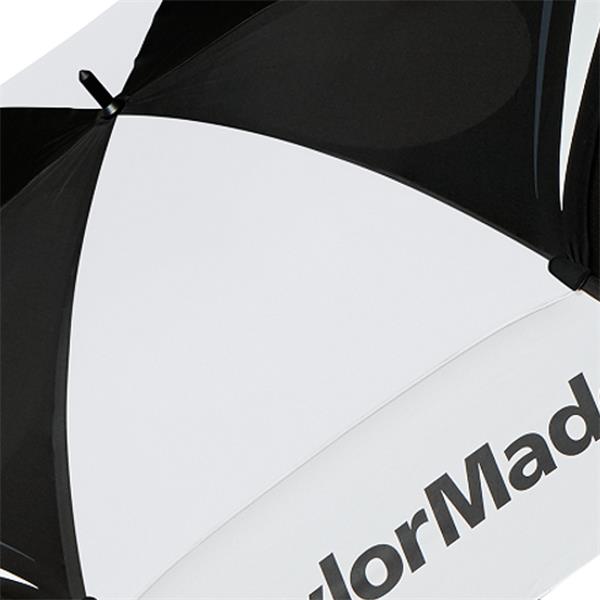 TaylorMade 68" Double Canopy Umbrella Black - White