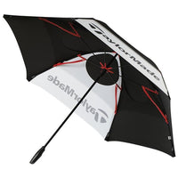 TaylorMade 68" Double Canopy Umbrella Black - White