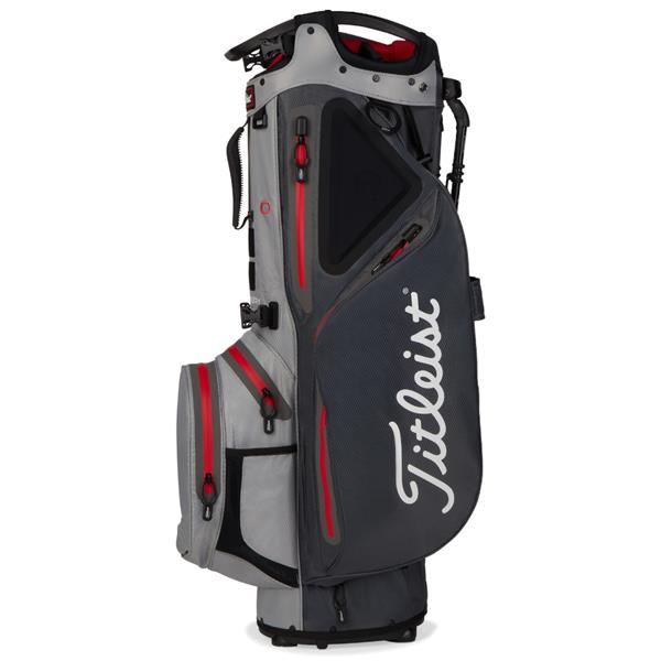 Titleist Hybrid 14 StaDry Stand Bag Charcoal - Grey - Red