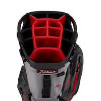 Titleist Hybrid 14 StaDry Stand Bag Charcoal - Grey - Red