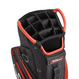Titleist 14 Cart Bag Black - Black - Red (IN-STORE ONLY)