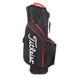 Titleist 14 Cart Bag Black - Black - Red (IN-STORE ONLY)