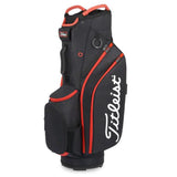 Titleist 14 Cart Bag Black - Black - Red (IN-STORE ONLY)