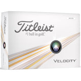 Titleist Velocity 24 Golf Balls Dozen White