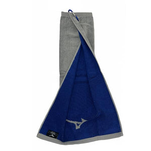 Mizuno RB Trifold Towel Grey - Blue
