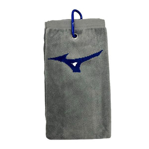 Mizuno RB Trifold Towel Grey - Blue