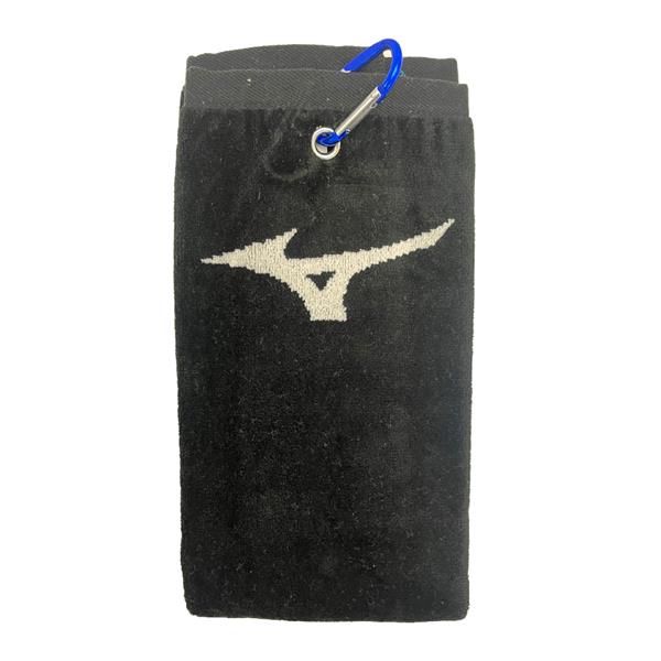 Mizuno RB Trifold Towel Black Pro Golf Ireland
