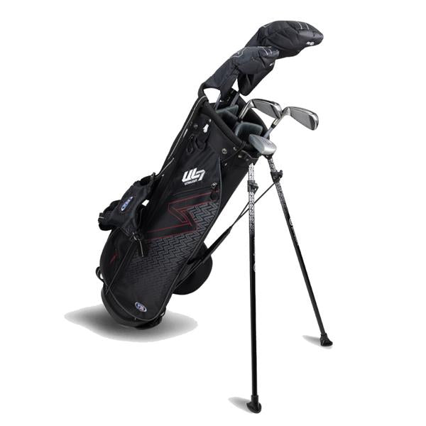 U.S Kids Junior 60''  5 Club Stand Set Right Hand Black - Maroon