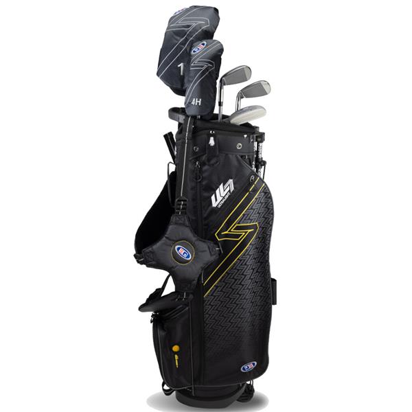 U.S. Kids Junior 63" 5 Club Stand Set Right Hand Black - Gold