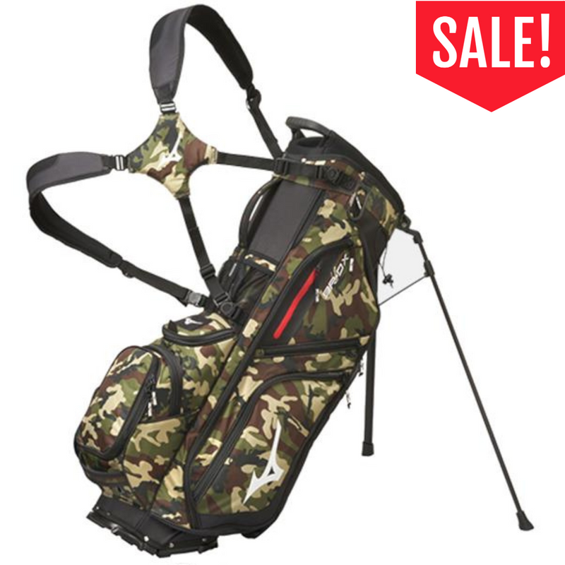 Mizuno BR-DX Stand Bag Camo - Black