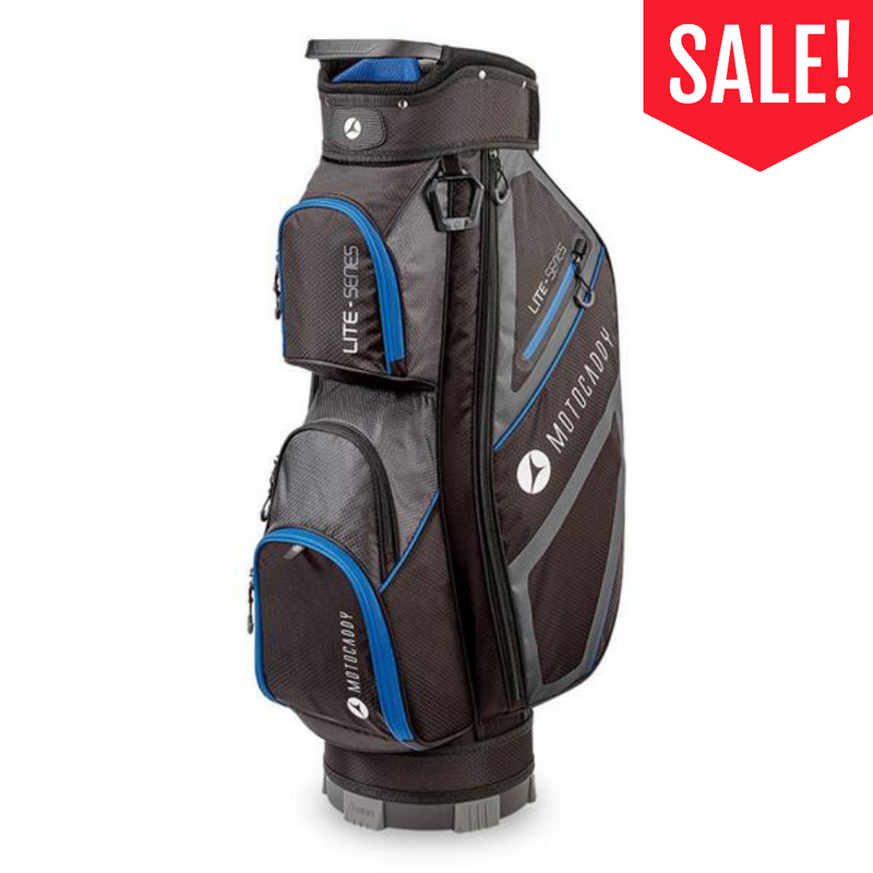 Motocaddy Lite Series Cart Bag Black - Blue